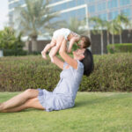 vrouw met baby