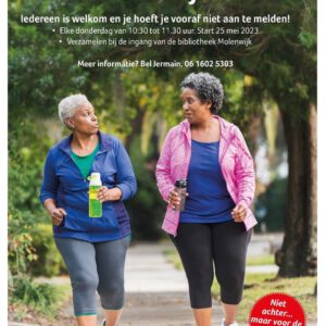 flyer wandelen in molenwijk